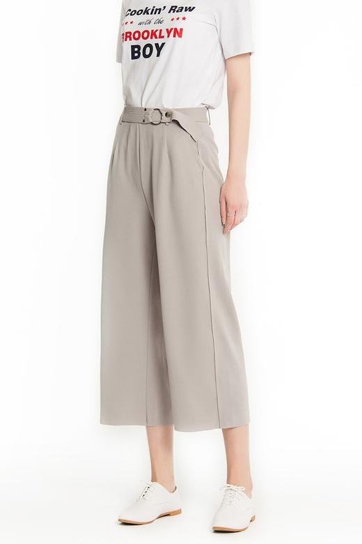 SINGLY 浅灰直筒西装裤 1188 商品图1