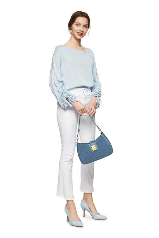 JEMO DRESSING 系带衣袖一字肩上衣 5166 商品图3