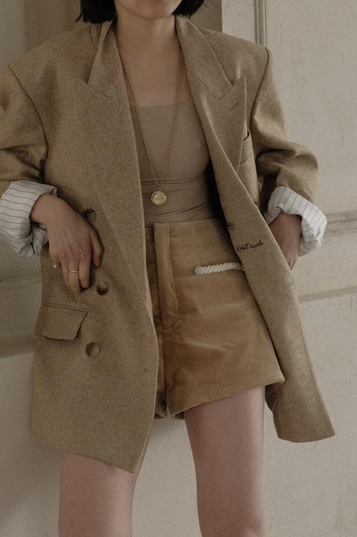 结绳丝绒短裤 - OLDNEWS自制「結繩記事」 商品图2