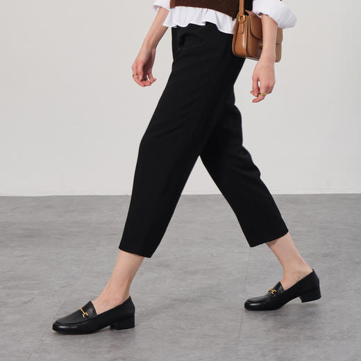 Julia Heuer 圆头粗跟马衔扣乐福鞋 2268 商品图4