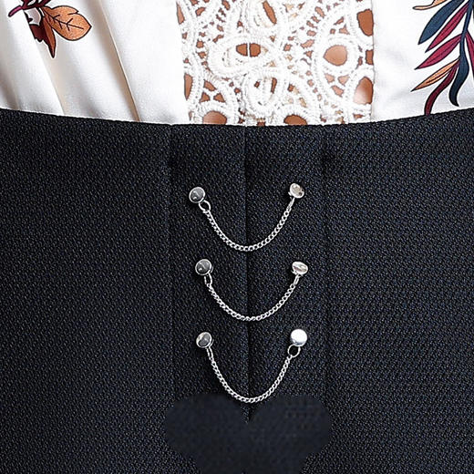 宽松时尚高腰时髦三分裤修身气质阔腿裤MYX-8302-L 商品图4