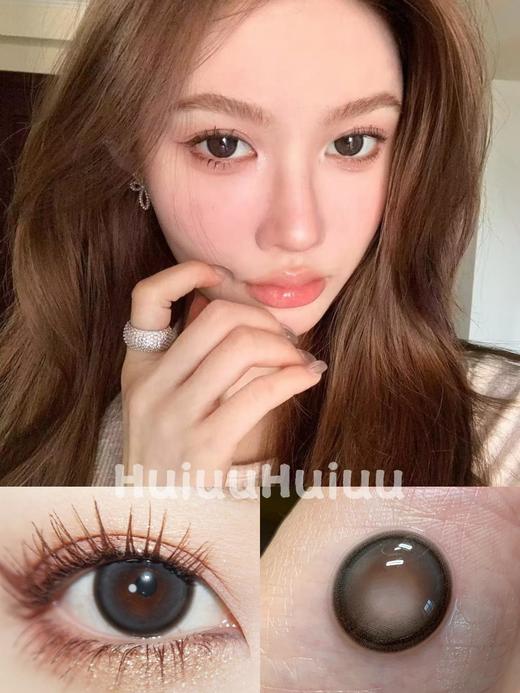 【大直径】PAPADOX-土乌漆嘛黑-14.5mm【半年抛 0-800度 无525/575】着色13.9mm 商品图0