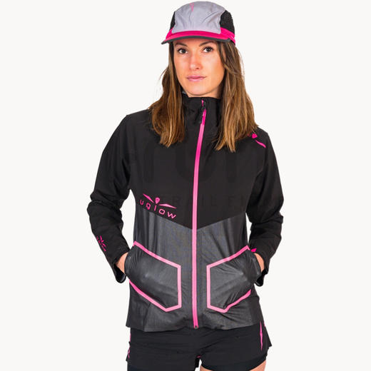 UGLOW加强冲锋衣 URAIN HYBRID MAX男女款跑步运动户外训练跑马拉松比赛防水透气冲锋衣 商品图2