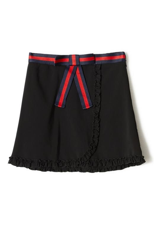 AVA 蝴蝶结木耳边饰信封半裙 1696 商品图4