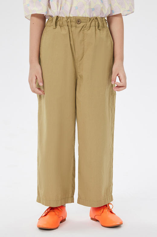 jnby  23年春款  棉麻亲肤直筒长裤  1N3E11760 商品图0