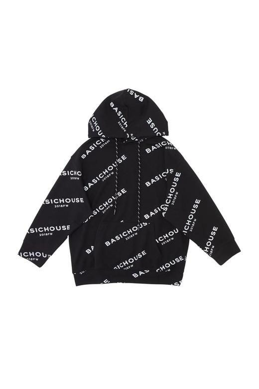BASIC HOUSE 字母饰套头连帽卫衣 5864 商品图4