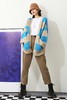 ELLA JADE 双色拼接针织开衫 5340 商品缩略图1