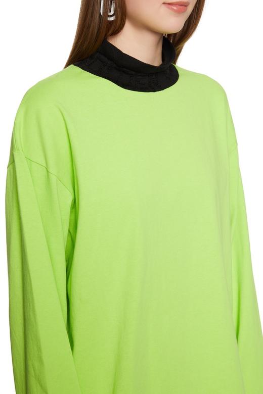 AVA 双色拼接纯棉上衣 5176 商品图2