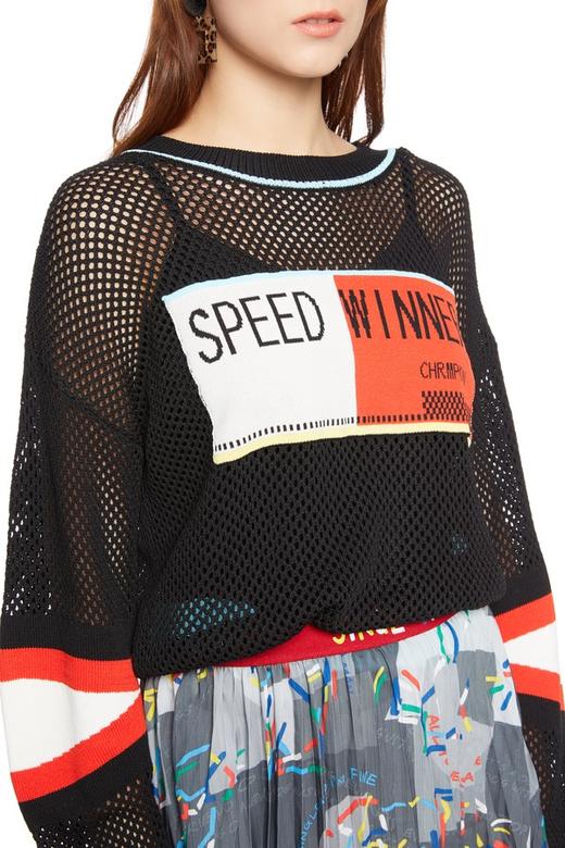 SUMMER & SAGE 运动风活力网眼上衣 5232 商品图2