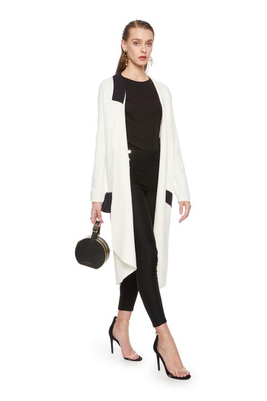 AVA 不规则衣领撞色外套 5662 商品图3