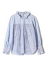 MIND BRIDGE 条纹拼接花边领上衣 5501 商品缩略图4
