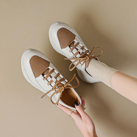 真皮百搭小白鞋，里外全皮运动休闲鞋MLD-AC1135 商品图5