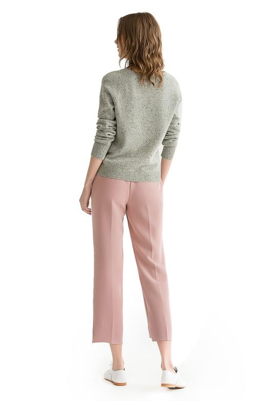 LILY 人形提花V领针织毛衫 1222 商品图5