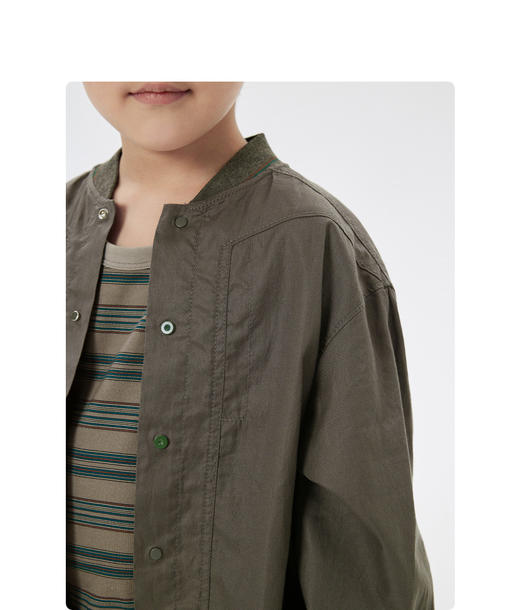 jnby 23年春款   全棉户外风格长袖衬衣  1N3214220 商品图5