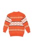 Etam Weekend 橙色民族风套头毛衣 5504 商品缩略图4