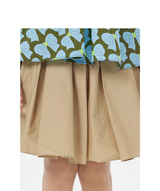 jnby  23年春款  府绸细腻短款百褶腰裙  1N3D13420 商品图8