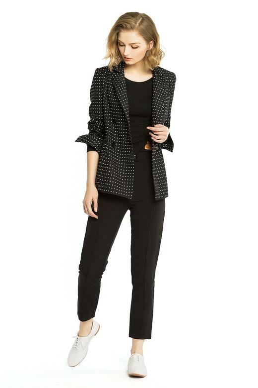 JUCY JUDY 简约黑色圆领T恤 1237 商品图3