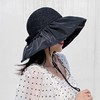 【运动户外】黑胶沙滩帽遮阳帽女夏季镂空凉帽 商品缩略图2
