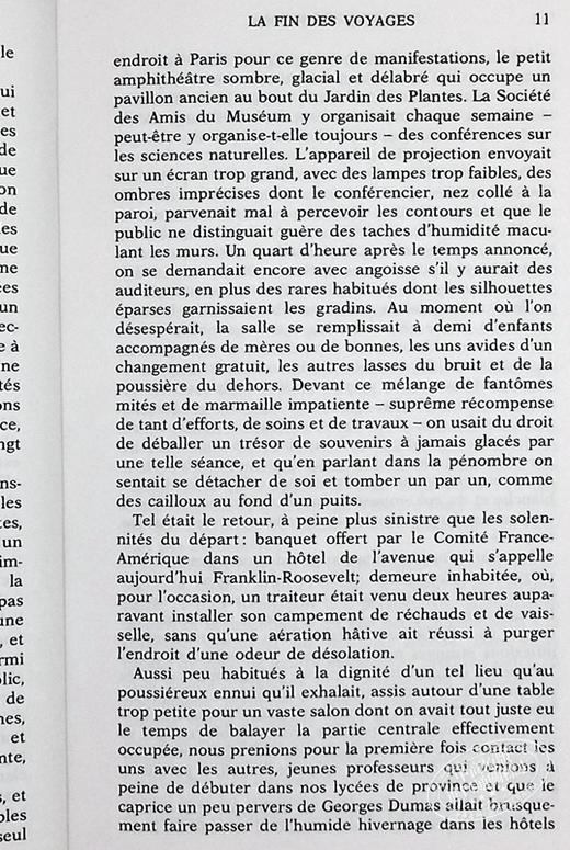【中商原版】列维 斯特劳斯 忧郁的热带 结构主义大师 法文原版 Tristes tropiques Claude Levi Strauss 商品图6
