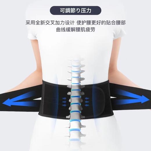 ZEAMO透气支撑护腰  软骨支撑  预防驼背形成、脊椎损伤 商品图2