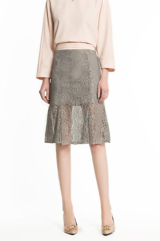 Lia Shade 灰紫色蕾丝鱼尾裙 1205 商品图0