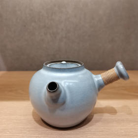 梵山堂苏打釉老岩泥°珠圆小品壶