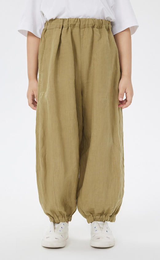 jnby  23年高支亚麻亲肤舒适阔腿长裤  1N3E13390 商品图7