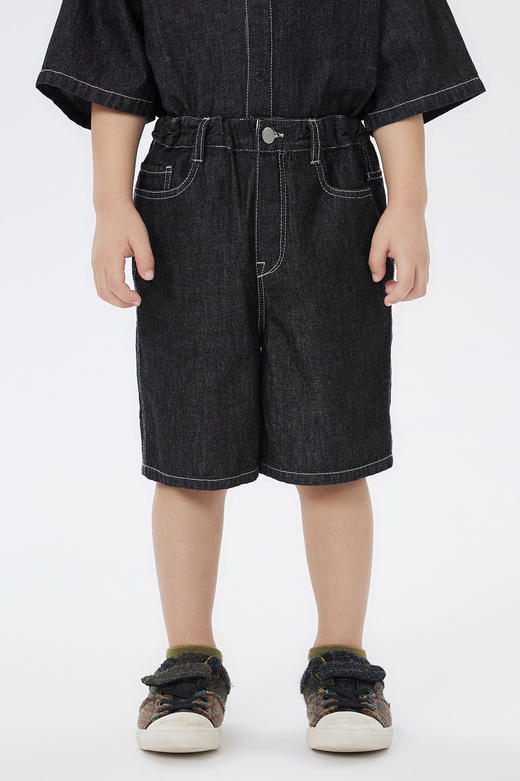 jnby  23年春款  全棉活性印染牛仔中裤   1N3E13430 商品图0