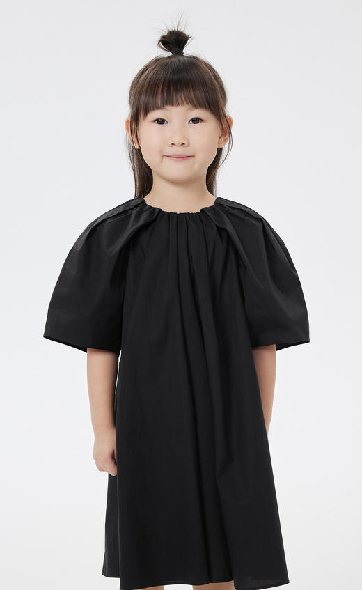 jnby  23年春款  全棉纯色短袖连衣裙 1N3G11460 商品图6