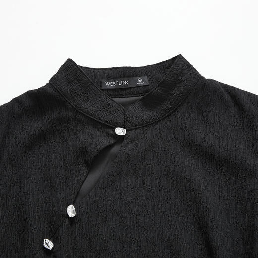 西遇新中式连衣裙女春季新款设计感小众改良小个子小裙子D0130039 商品图5