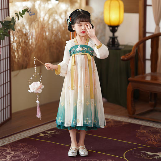儿童春季汉服超仙古装古风唐装春款童装PJX-TSF23009 商品图1