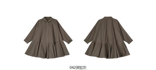 jnby  23年春款   全棉微皱牛津布材质长袖连衣裙  1N3G11300 商品图10
