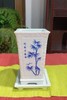 梅兰竹菊【四君子】四方小花盆 商品缩略图0
