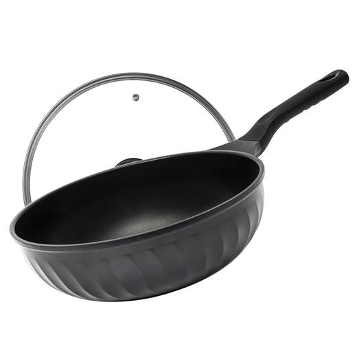 ARISU不粘锅炒锅韩国原装进口陶瓷涂层电磁炉燃气灶家用30CM/四季双耳36CM 商品图0