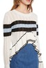 AVA 拼色条纹饰不规则上衣 5936 商品缩略图5