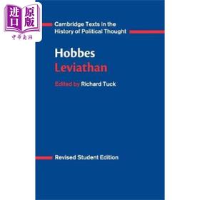 预售 【中商原版】霍布斯 利维坦 修订学生版 Hobbes Leviathan 英文原版 Thomas Hobbes 经典哲学读物