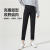 逸阳高腰两粒扣老爹牛仔裤女春季2023年新款宽松显瘦哈伦裤子5615 商品缩略图4
