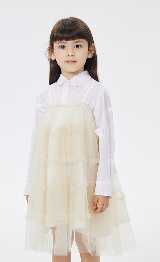 jnby  23年春款   柔软层次感细纱吊带连衣裙  1N3G12800 商品图6