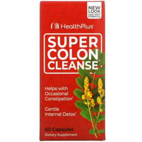 美国Health Plus Super Colon Cleanse 结肠 胶囊60粒 通宿便緩便mi