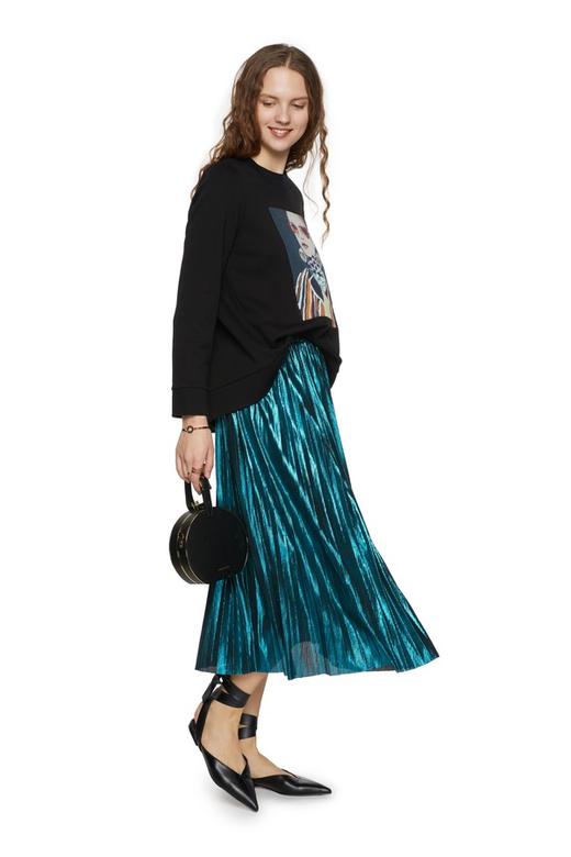 HAYES 人物印花黑色T恤 5548 商品图3