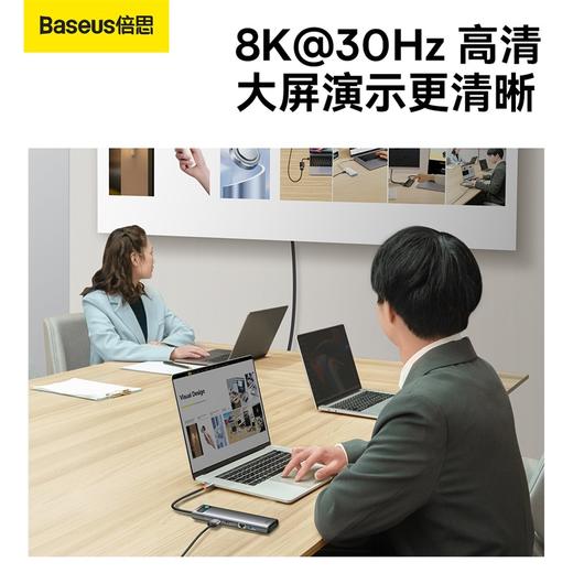 倍思 金属微光系列 十二合一多功能Type-C HUB 扩展坞 商品图3