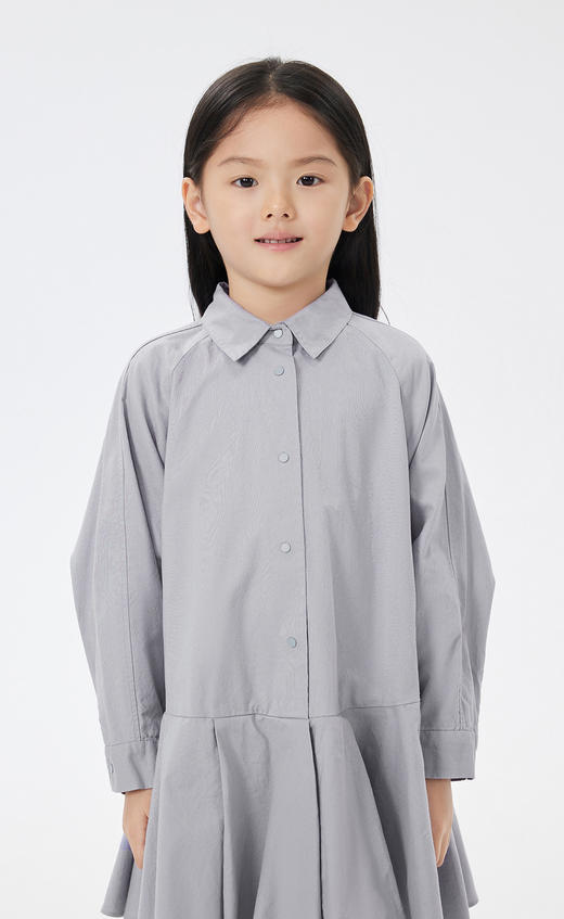 jnby  23年春款   全棉微皱牛津布材质长袖连衣裙  1N3G11300 商品图6