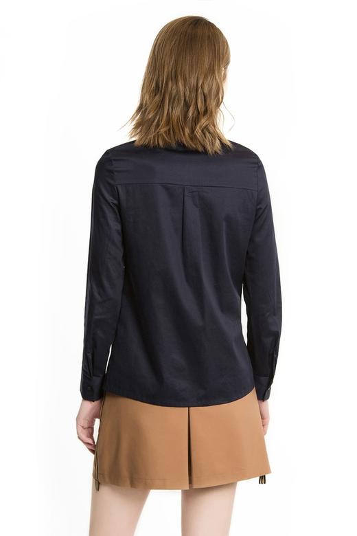 Lia Shade 藏青色立领衬衫 1201 商品图2