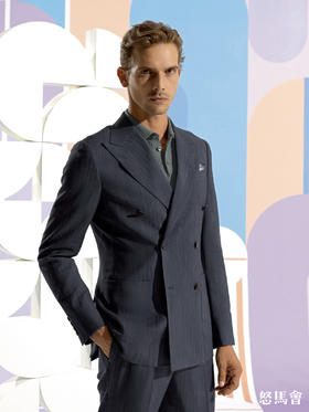 Stylbiella 毛丝麻混织全麻衬套装