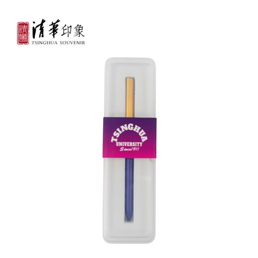 清华英文铝合金紫金旋转签字笔 商品图4