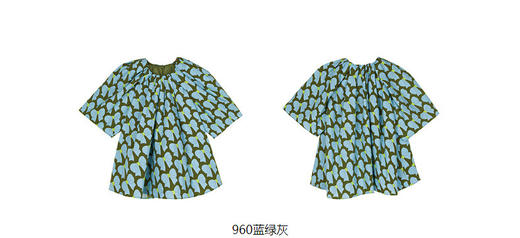 jnby  23年春款    全棉府绸蝴蝶结中袖TOP   1N3212470 商品图10