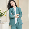 剩 米思阳2025春季新款气质温柔职场通勤一粒扣修身西装长袖外套2719 商品缩略图0