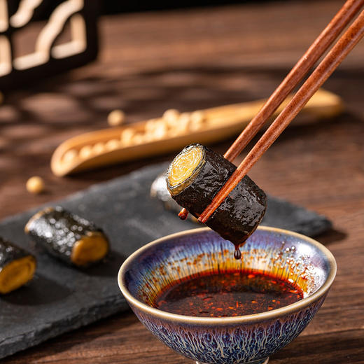 杭州特产纯素食即食豆制品海苔素卷寺院斋菜无五辛开袋即食真空装 商品图1