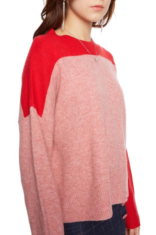SUMMER & SAGE 拼色套头毛衫 5231 商品图2