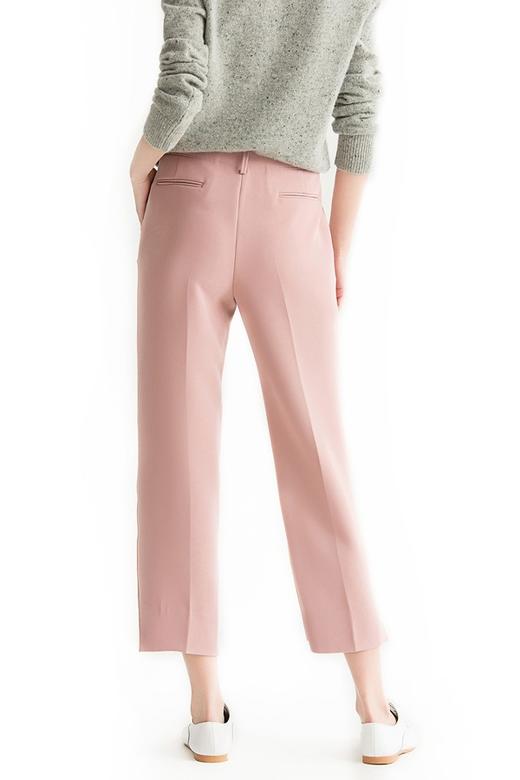 LILY 裸粉色直筒西装裤 1224 商品图2